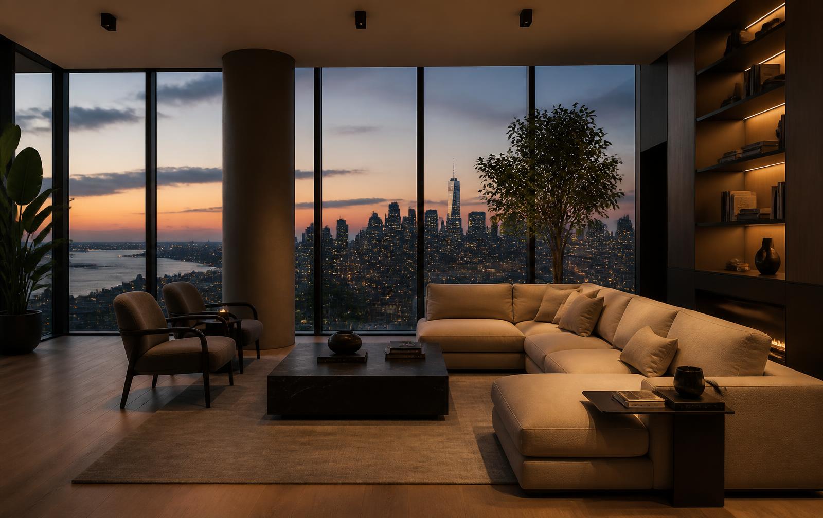Intérieur premium d'une résidence RAYA
